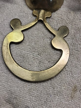 Load image into Gallery viewer, Pair of mid century brass wall appliques - double lights
