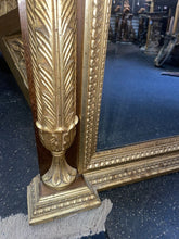 Load image into Gallery viewer, Large Larbarge vintage, Italian Mid Century gold ornate Mirror