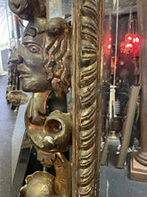 Load image into Gallery viewer, #165 Antique Large Gold Gilt Beveled Wood Mirror 67” X 48”