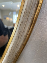 Load image into Gallery viewer, #27 Harrison & Gil DAUPHINE Large Gold Wood Italian Style Mirror 47“ X 29 1/2“