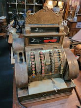 Load image into Gallery viewer, Antique 1909 Bronze National Cash Register NCR 442 E-L electric