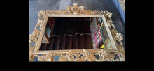 Load image into Gallery viewer, Extra Large Wood Carved Ornate Beveled Mirror 7’ X 6’