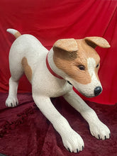Load image into Gallery viewer, Vintage Large Fiberglass 48" Jack Russell Terrier Dog Store Advertising Display