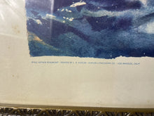 Load image into Gallery viewer, Arthur Beaumont 1965 USS Enterprise CVN-65, Long Beach, Bainbridge signed Print