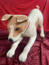 Load image into Gallery viewer, Vintage Large Fiberglass 48" Jack Russell Terrier Dog Store Advertising Display