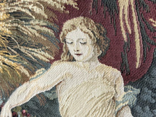 Load image into Gallery viewer, Vintage French Classical Garden Scene Tapestry by Gobelins of Paris, 77”L x 52”H
