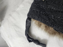 Load image into Gallery viewer, Handmade REAL Silver Fox FUR MUFF W/ Head HAND WARMER PURSE - LARGE SIZE