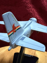 Load image into Gallery viewer, Vintage Lockheed Martin ES-3A Mahogany Wood Model On Stand