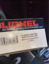 Load image into Gallery viewer, '89 Lionel Illinois Central - 6 Car Passenger Set 'O' & 027 gauge 16044 - 16047