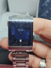 Load image into Gallery viewer, BULOVA 96G75 MEN'S CASUAL WATCH Stainless Steel Blue Dial Watch