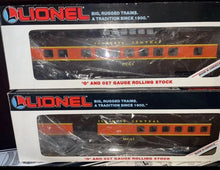 Load image into Gallery viewer, '89 Lionel Illinois Central - 6 Car Passenger Set 'O' & 027 gauge 16044 - 16047