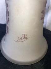 Load image into Gallery viewer, EMILE GALLE Signed Acid Etched Double Overlay Cameo Glass Vase 1900's - 18.5”
