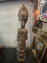 Load image into Gallery viewer, 1930-1950 Large Male Baule Figure "Blolo Bian," Ivory Coast, Africa 80”!!