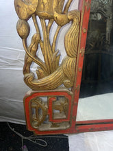 Load image into Gallery viewer, Large Ornate Antique Chinese, Unique Wood Framed Mirror 1927