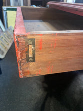 Load image into Gallery viewer, antique c1910-20 french leather inlaid Desk W/ Matching Marble Top Shelving