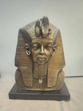 Load image into Gallery viewer, Vintage Austin Productions 1977 Egyptian King Tut Pharaoh Bust Sculpture