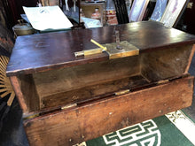 Load image into Gallery viewer, Antique Solid Wood Japanese Chest, Trunk With Really Unique Hardware And Lock