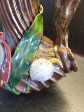 Load image into Gallery viewer, EMILE GALLE(1846-1904) Faience teapot swan Galle Burley & Tyrrell Chicago!!