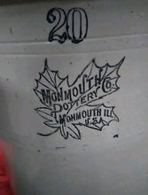 Load image into Gallery viewer, Large Antique Monmouth Illinois Pottery No. 20 Gallon Crock 21”