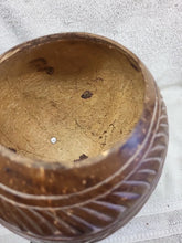 Load image into Gallery viewer, Anglo Raj carved coconut shell with elephant tobacco storage