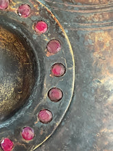 Load image into Gallery viewer, Antique Mughal Persian Military Shield W Rubies Circa 18th Century!!