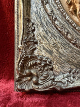 Load image into Gallery viewer, Large Vtg 3D High Relief Wall Plaque Rococo Courting Couple Ornate Frame 32x28