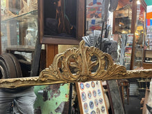 Load image into Gallery viewer, #246 Ornate Antique Gold Wood Framed Accent Mirror 46“ X 39.5“