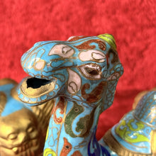 Load image into Gallery viewer, Beautiful Matching Antique Pair of Chinese Cloisonné Camel Statues