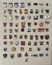 Load image into Gallery viewer, Vintage 1984 Los Angeles Olympics LA84 Sponsor Pin Collection Display 72 Pins