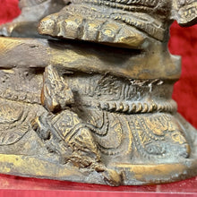 Load image into Gallery viewer, Mappilai Ganesha - Statue of Lord Ganesh with his umbrella, Bronze Sculpture