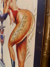 Load image into Gallery viewer, Hand Signed Vampirella Art Print Framed 28x16 Personalized Autograph Pin-Up