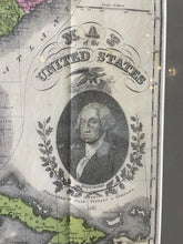 Load image into Gallery viewer, 1851 Framed Case Tiffany and Company Map of the United States 1st Edition!!