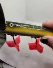 Load image into Gallery viewer, Vtg Pair Of HEDDON LUCKY 13 FROG PLASTIC FISHING LURE
