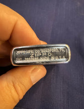 Load image into Gallery viewer, RARE Vintage 1937-1950 Patent #2032695 Chrome Zippo Lighter
