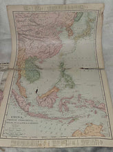 Load image into Gallery viewer, Antique 1890 Rand McNally &amp; Co. Universal Atlas Of The World
