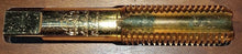 Load image into Gallery viewer, Mac Tools 24K Gold Plated Tap &amp; Die Set Limited Ed 1996 w/Engraved Case box
