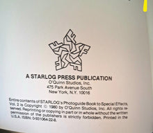 Load image into Gallery viewer, Starlog Special Effects Photo Guidebook Vol. 1 2 &amp; 3 Lot 1979-1980 Sci-Fi FX
