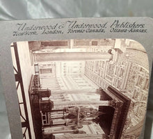 Load image into Gallery viewer, Antique Underwood Stereoview 1897 Rome Italy Alter St Paul Infidel Pope Pius IX
