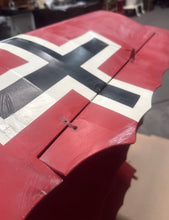 Load image into Gallery viewer, Giant 70” Fokker Dr. I Red Baron WWI Triplane 1/4 Scale Model RC Plane Untested
