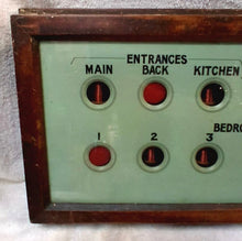 Load image into Gallery viewer, Antique BUTLER Call Box Bell Annunciator Servent 16 Rooms, Complete
