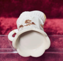 Load image into Gallery viewer, Antique Northwood Chrysanthemum Sprig Custard Glass Creamer Uranium Glow EAPG
