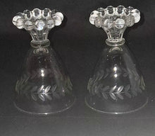 Load image into Gallery viewer, Anchor Hocking Berwick Boopie Mixed Sherbet Dessert Cups Lot 6, 4 Clear 2 Etched
