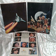 Load image into Gallery viewer, Vintage 1978 Battlestar Galactica Scrapbook &amp; 2 Activity Books Lot TV Sci-Fi
