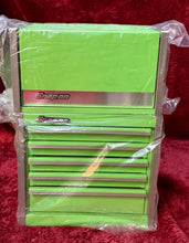 Load image into Gallery viewer, Snap-on RARE Green Micro Roll Cab &amp; Top Chest Mini Tool Box Set New Open Boxl
