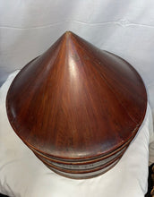 Load image into Gallery viewer, Antique Three Tiered Chinese Wooden Hat Box EFOC!
