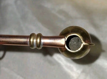 Load image into Gallery viewer, Vintage Brass &amp; Copper Boatswain's  Whistle Navy Birthday 1981 With History Card
