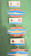 Load image into Gallery viewer, Vintage set of Soviet badges SUBMARINE USSR WWII badges 3 pcs.
