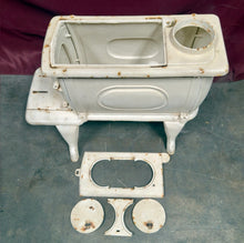 Load image into Gallery viewer, Vintage Atlanta Stove No 2 White Cast Iron Wood Laundry Box Stove

