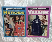 Load image into Gallery viewer, STARLOG Photo Guidebook Lot of 2 Science Fiction Heroes &amp; Villains 1980 PB
