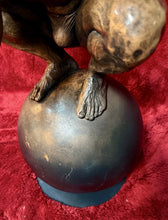 Load image into Gallery viewer, LARGE WINGED MALE FIGURAL SCULPTURE IN JORGE MARÍN STYLE BRONZE FINISH 31”
